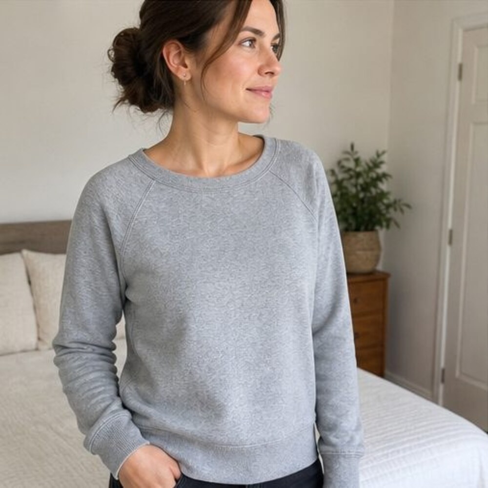 Rust Wrap Blouse - Picture 3 of 6